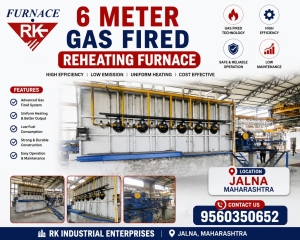 Gas Fired Billet Reheating Furnace Manufacturer, Supplier in Glasgow